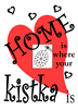 Home is where your kistka is design by Joan Brander