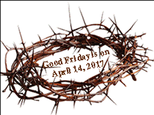Apr 14, 2017 Good Friday crown of thorns