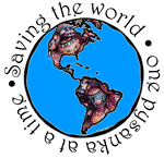 Saving the world one pysanka at a time design by Joan Brander